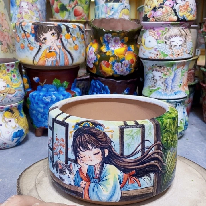 景德镇艺术手绘作品