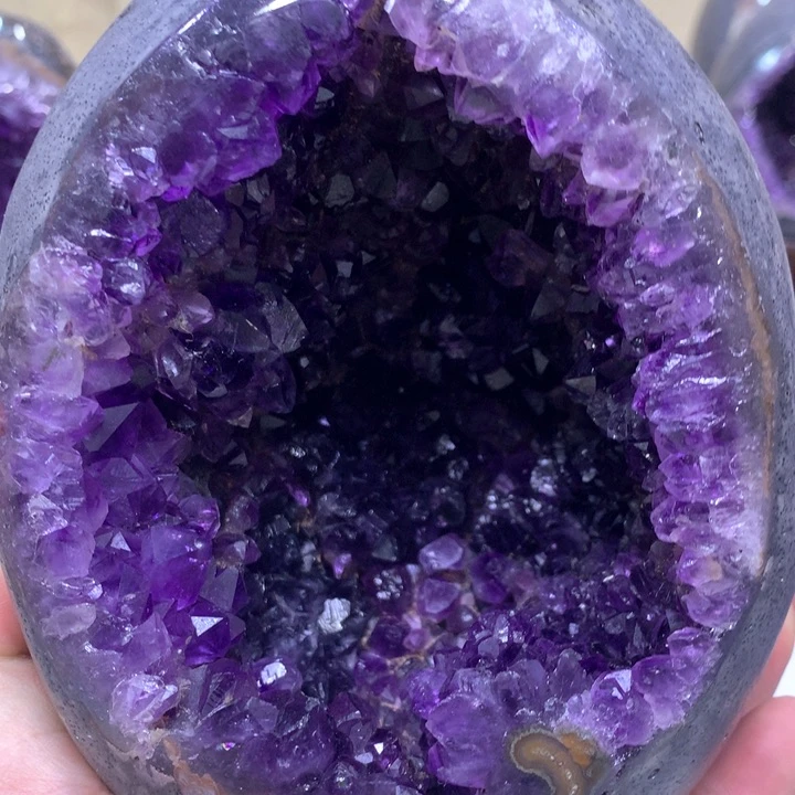 紫晶1未镶嵌077恐龙蛋