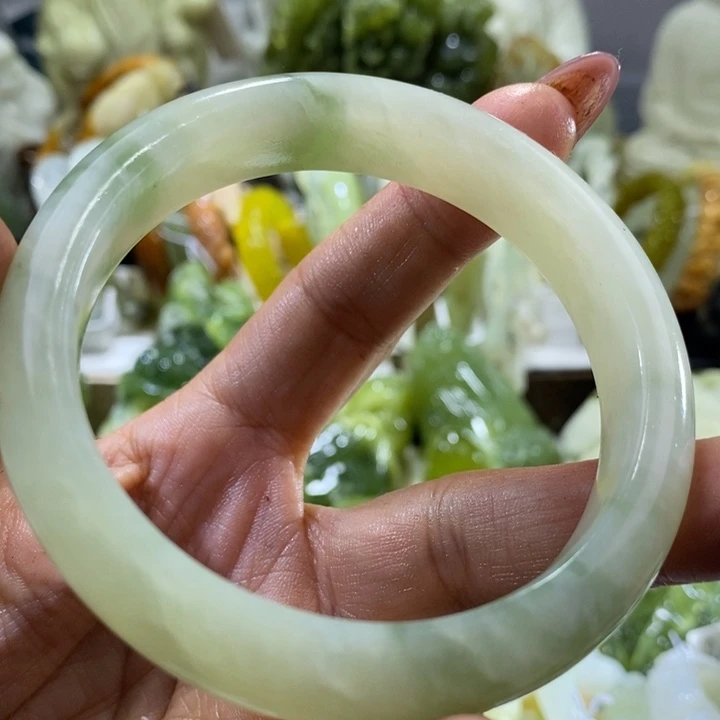 岫玉未镶嵌岫玉老油翠58