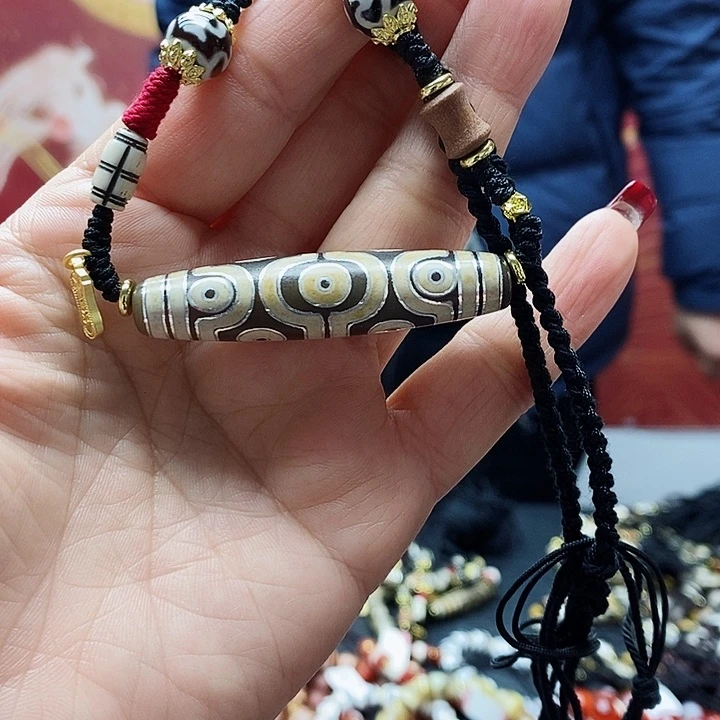 玛瑙/玉髓颈饰合金3*9