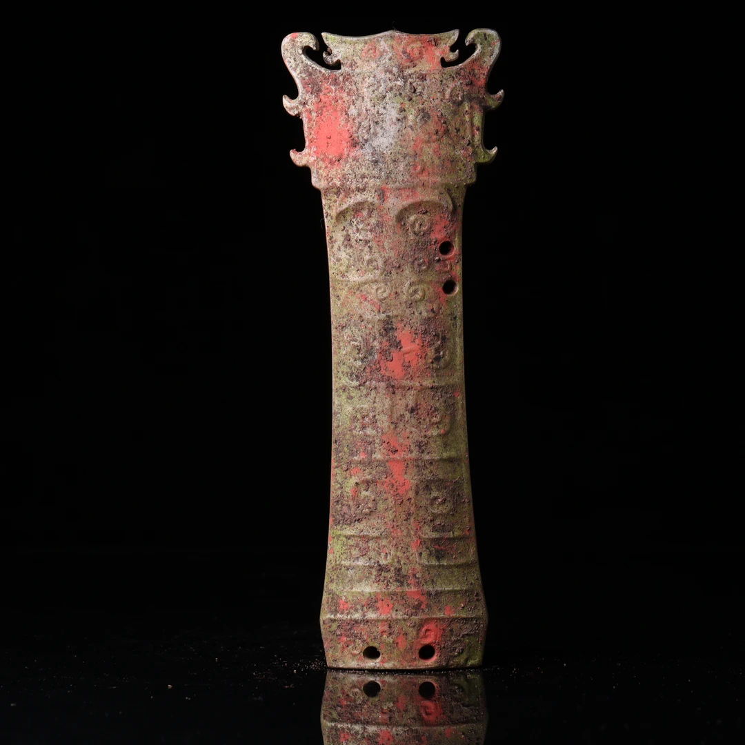 明代和田玉人面玉饰-NX