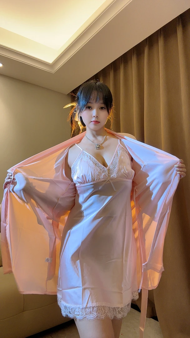 [飘飘女神]性感睡衣高级感纯欲风蕾丝睡衣秋款女生奶系睡衣仙女风