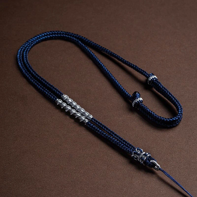 吊坠绳子项链绳全手工编织可调节挂绳高级高货绳吊坠挂绳