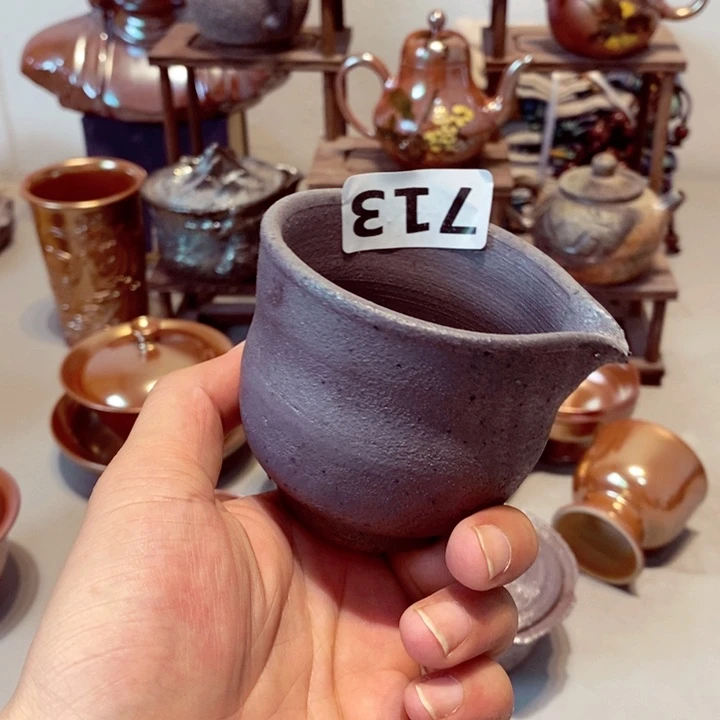 柴烧茶具陶瓷杯子