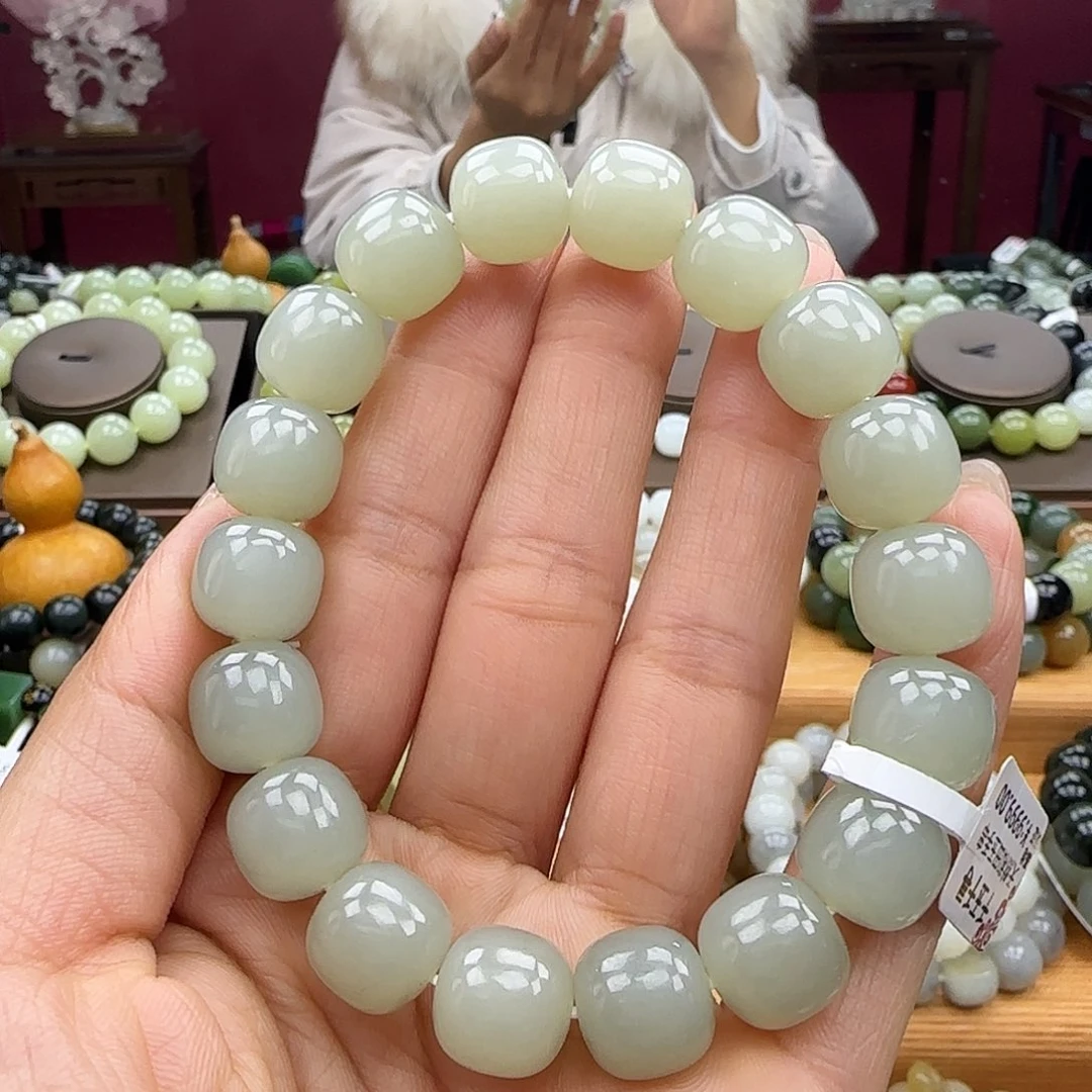 和田玉未镶嵌手链