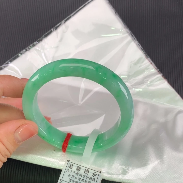 未镶嵌手镯翡翠正圈54