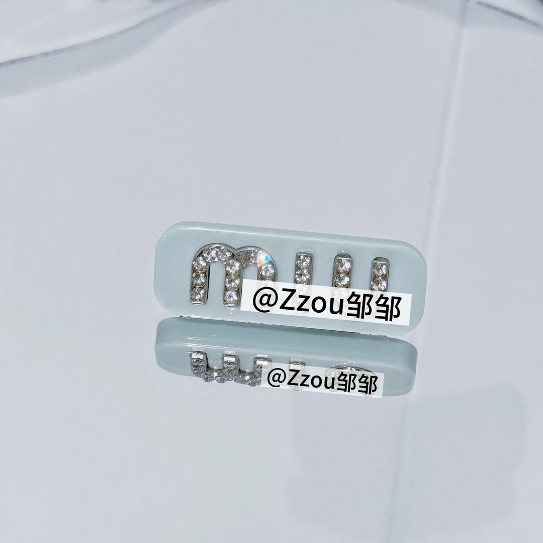谬字母张元英同款发夹发饰高级感鸭嘴夹S012
