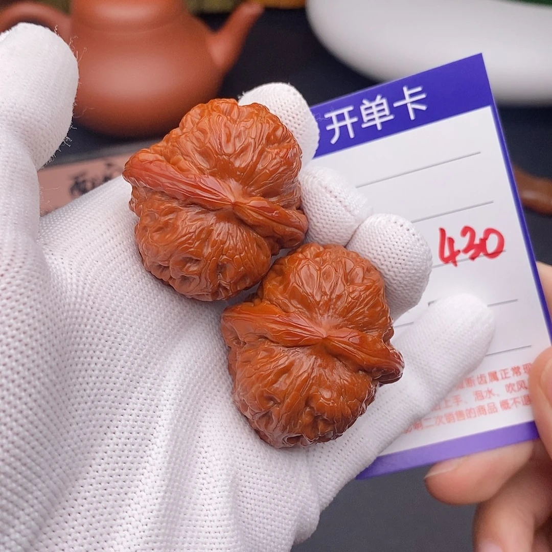 文玩核桃把件40元宝430