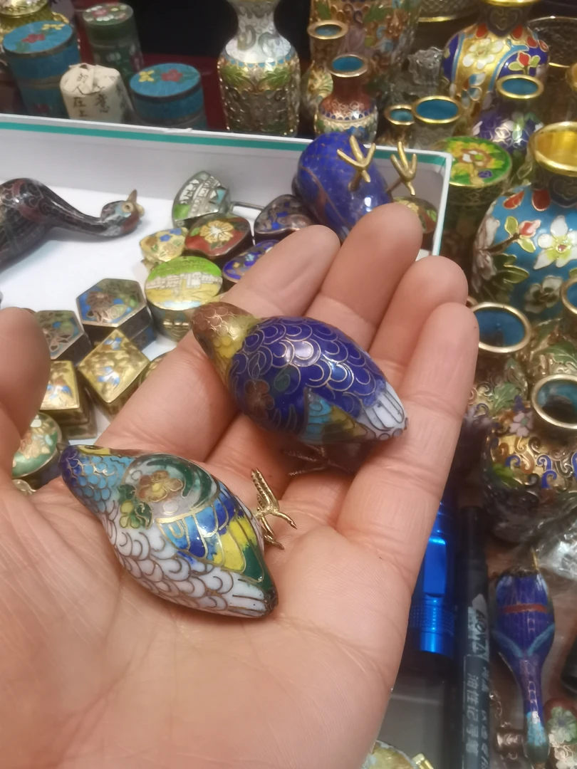 非物质文化遗产景泰蓝摆件