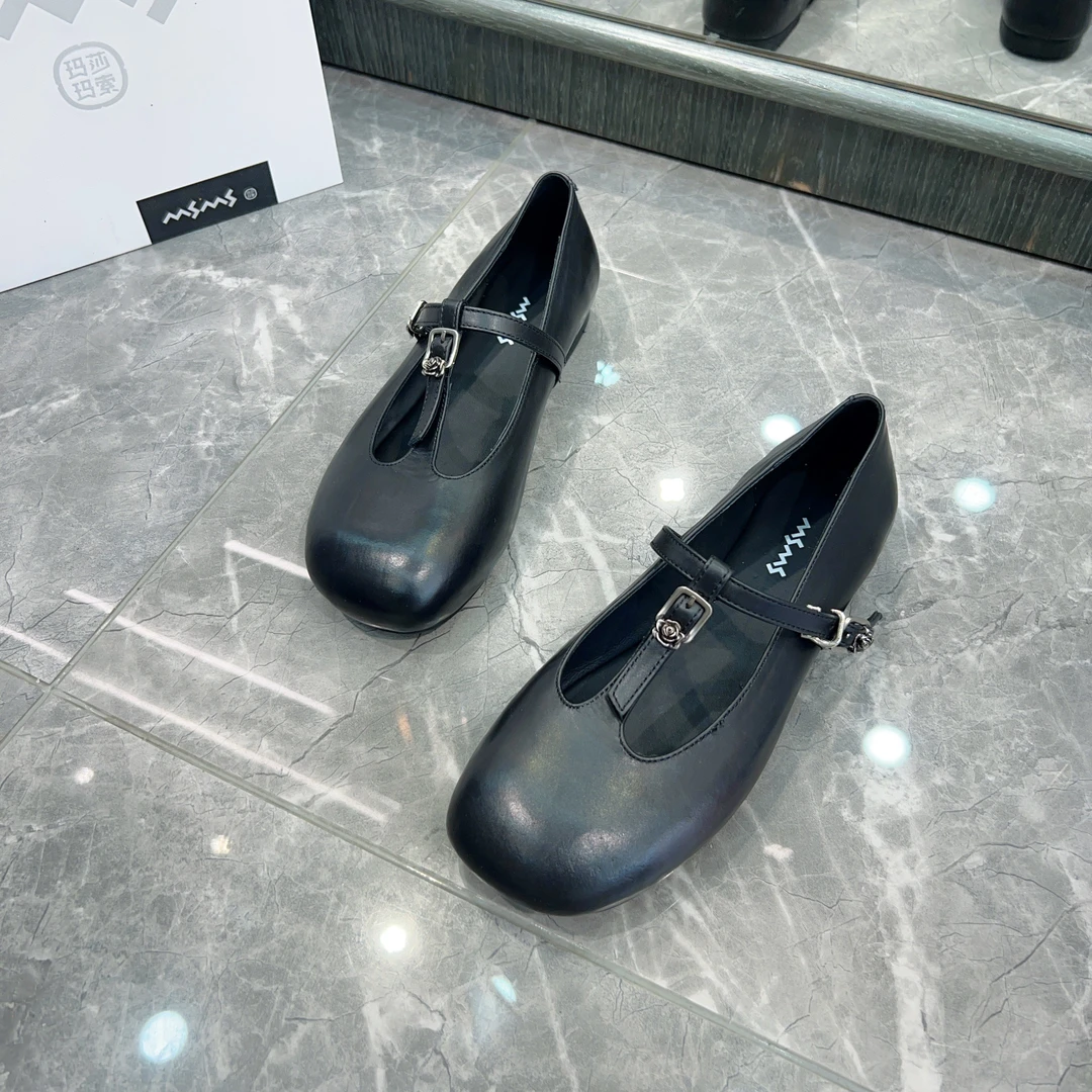 【玛莎玛索】25年夏新款7785-5时尚舒适款真皮瓢鞋