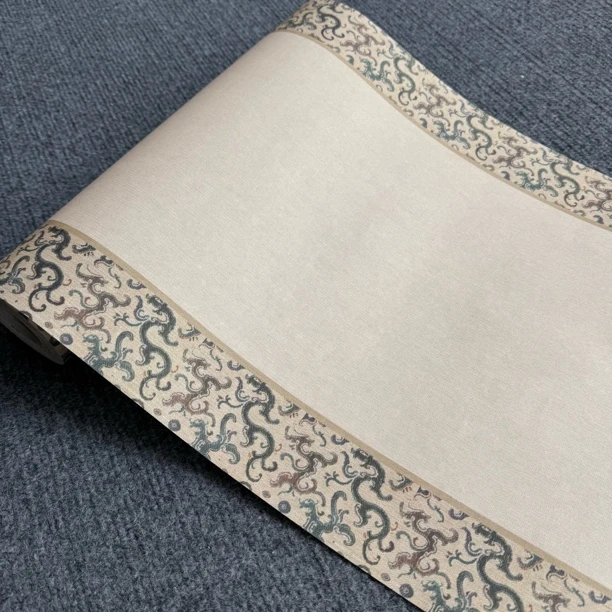 【龙纹勾玉生宣长卷】大风堂加厚生宣书法国画作品宣纸