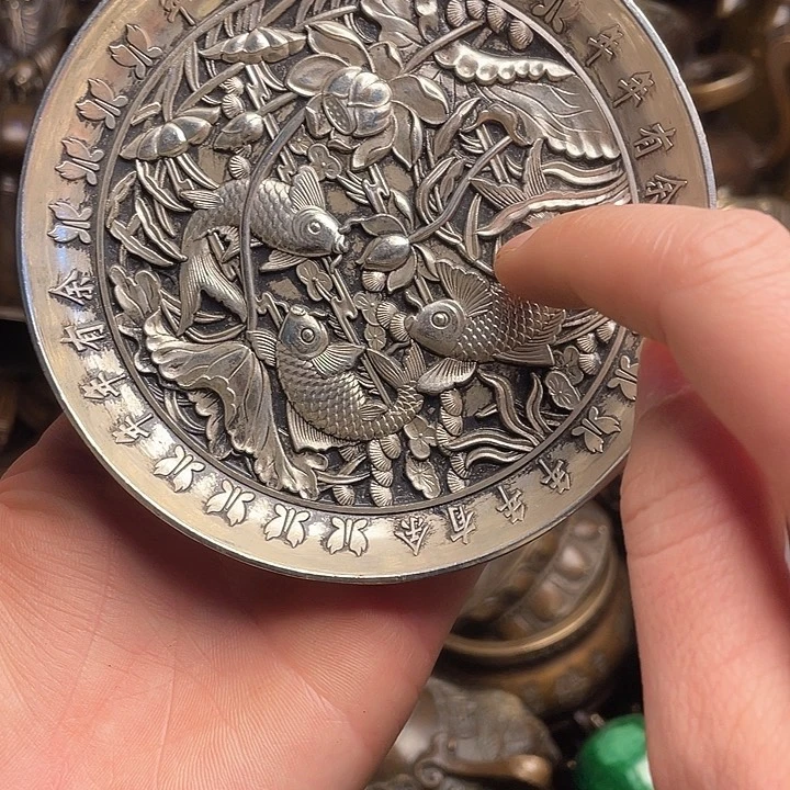 铜器摆件诚诚信诚信