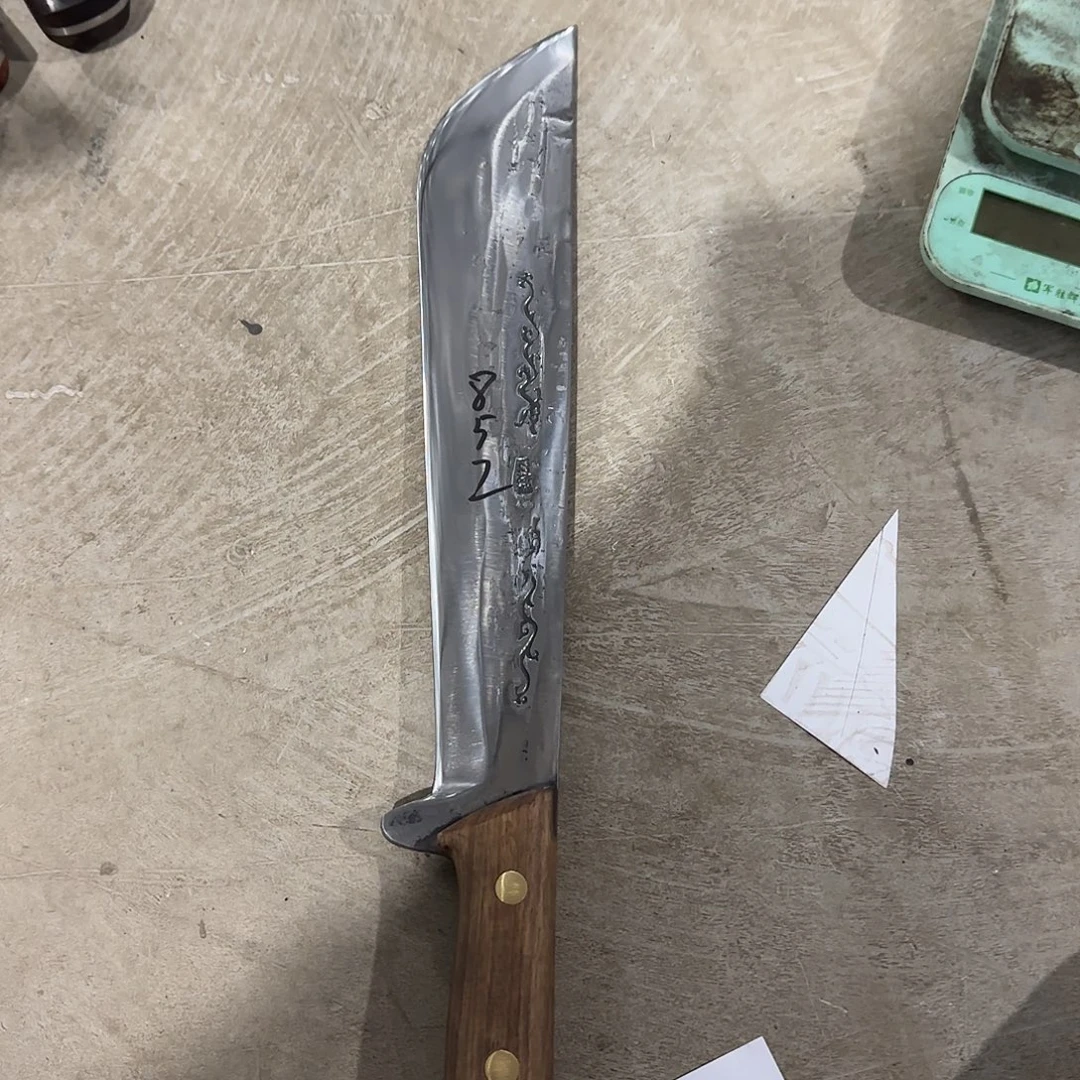 高碳锰钢炮弹钢手工锻打砍柴刀