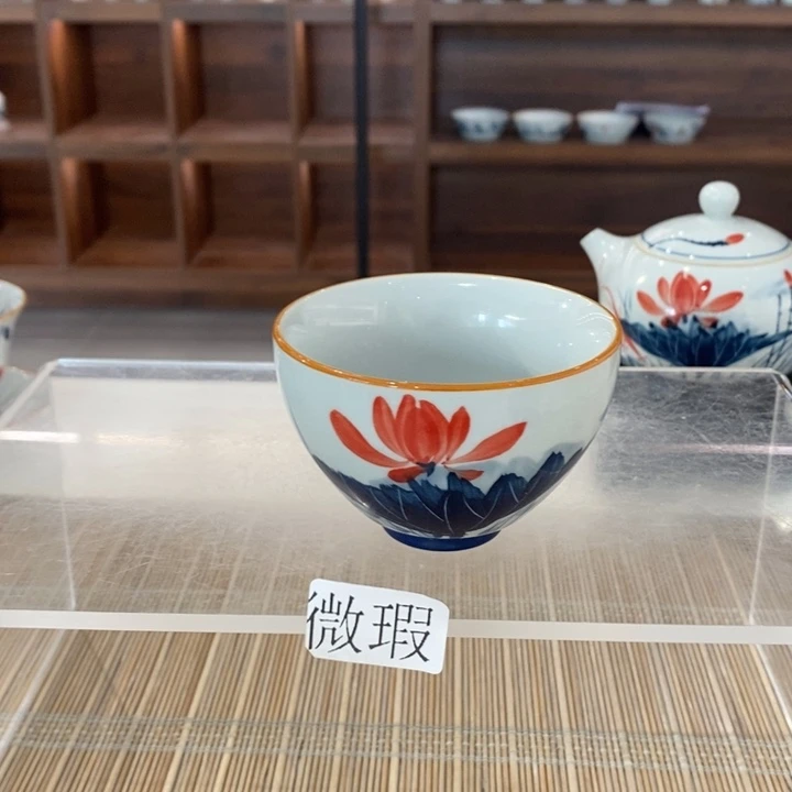 釉下老陶泥手工绘制