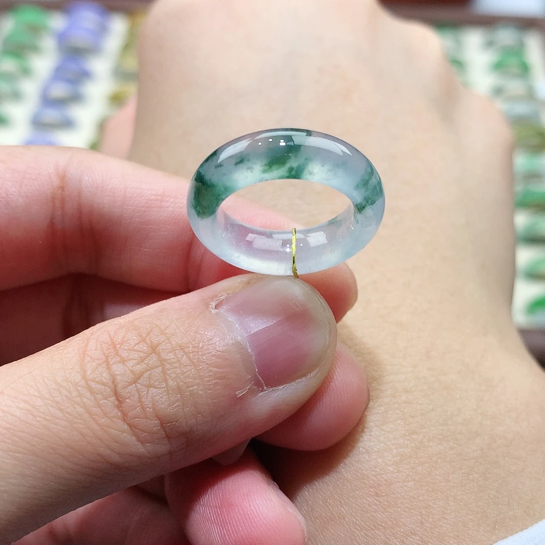 翡翠戒指未镶嵌8号
