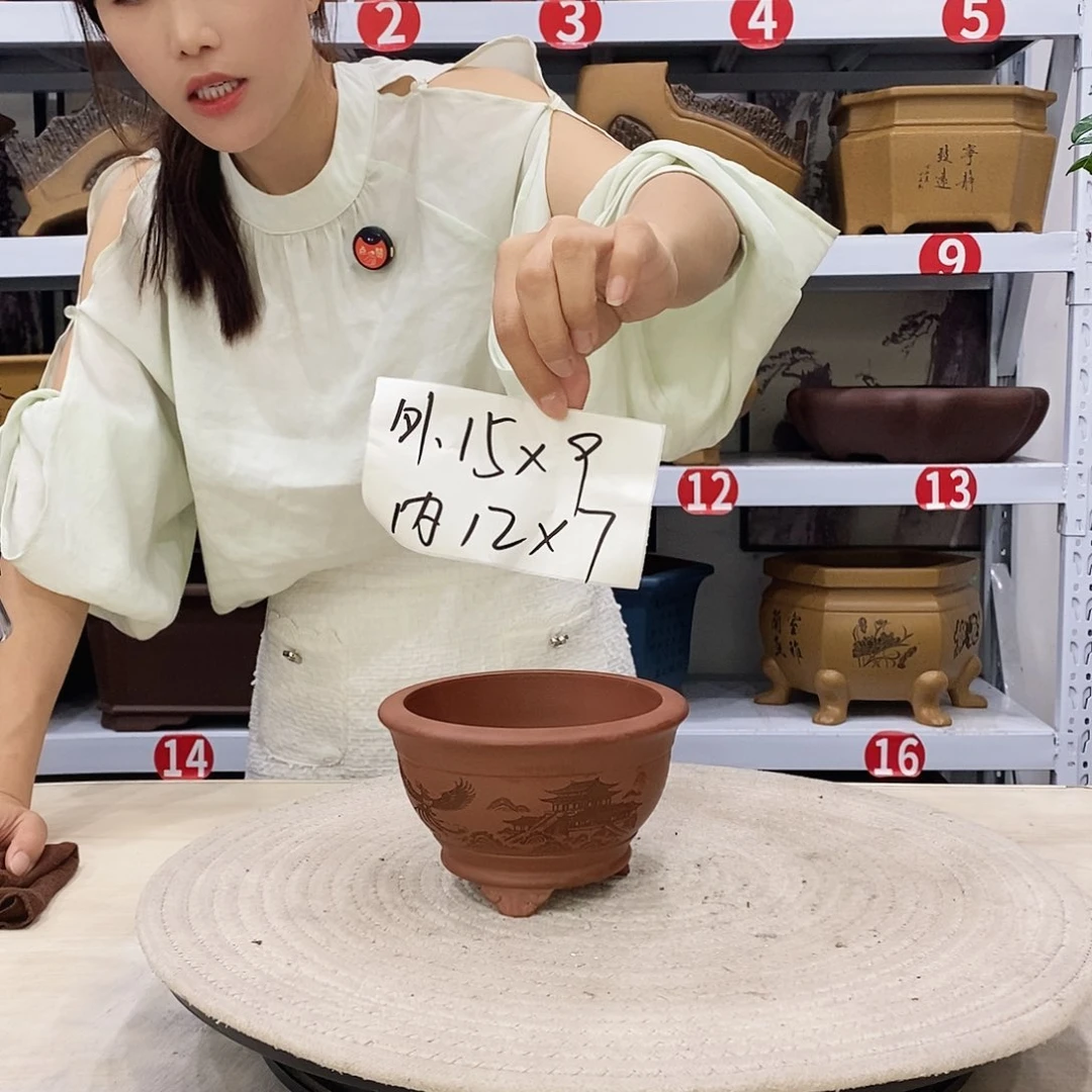 紫砂花盆紫砂花盆
