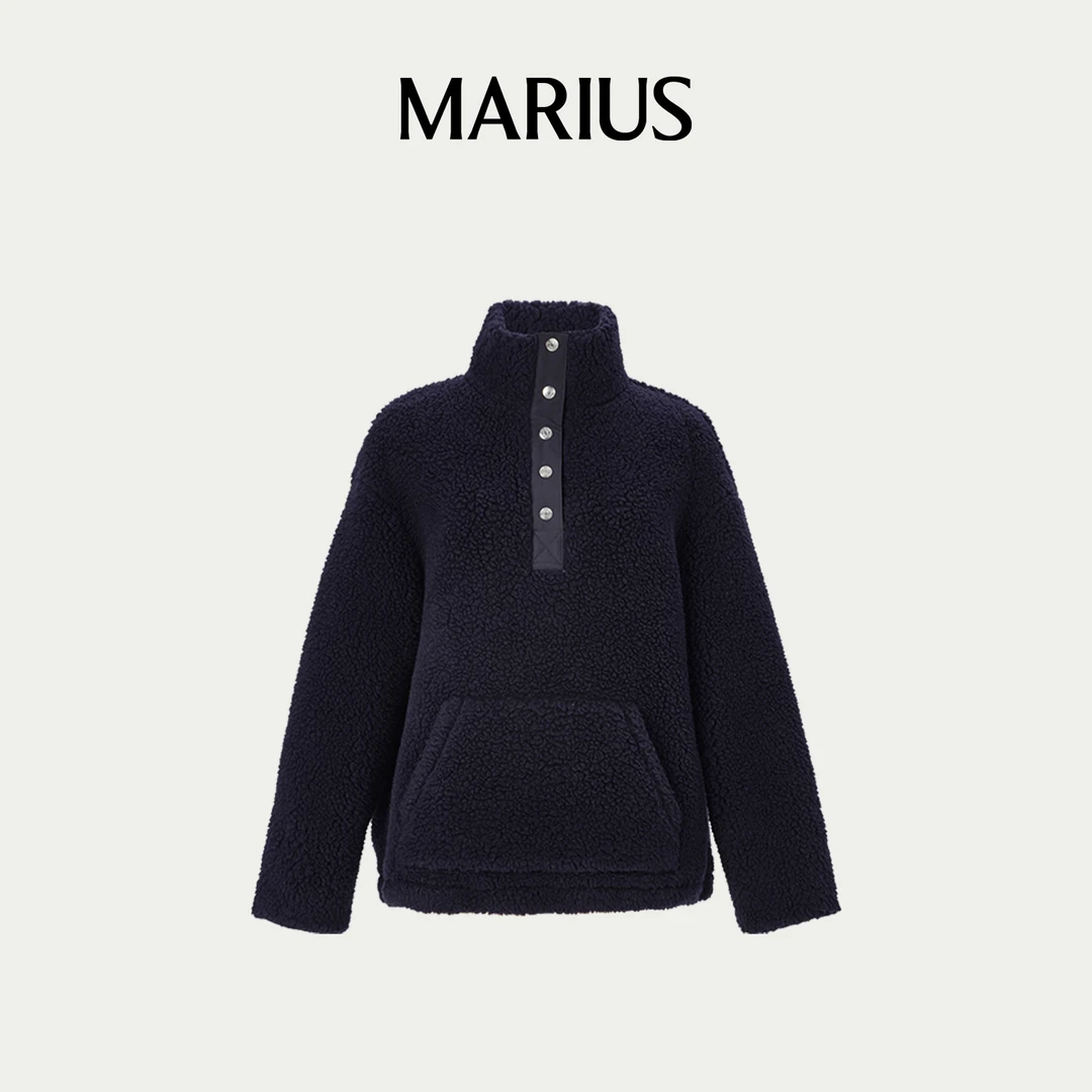 MARIUS’泰迪卫衣‘经典卫衣短外套1