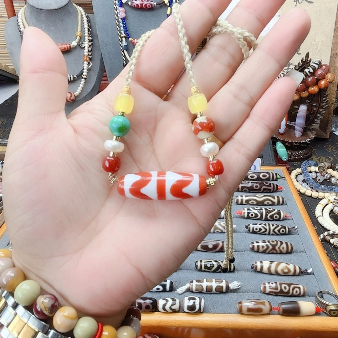 玛瑙/玉髓合金颈饰