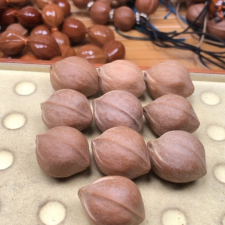 落***秋橄榄核手串梅林铁核23 X28