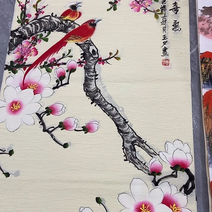 小周画廊的直播间