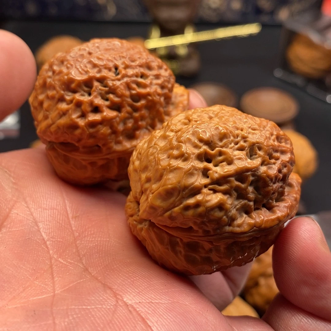 把件文玩核桃铁虎头
