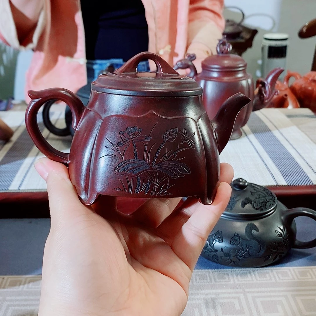 茶壶紫砂宜兴紫砂壶的人和