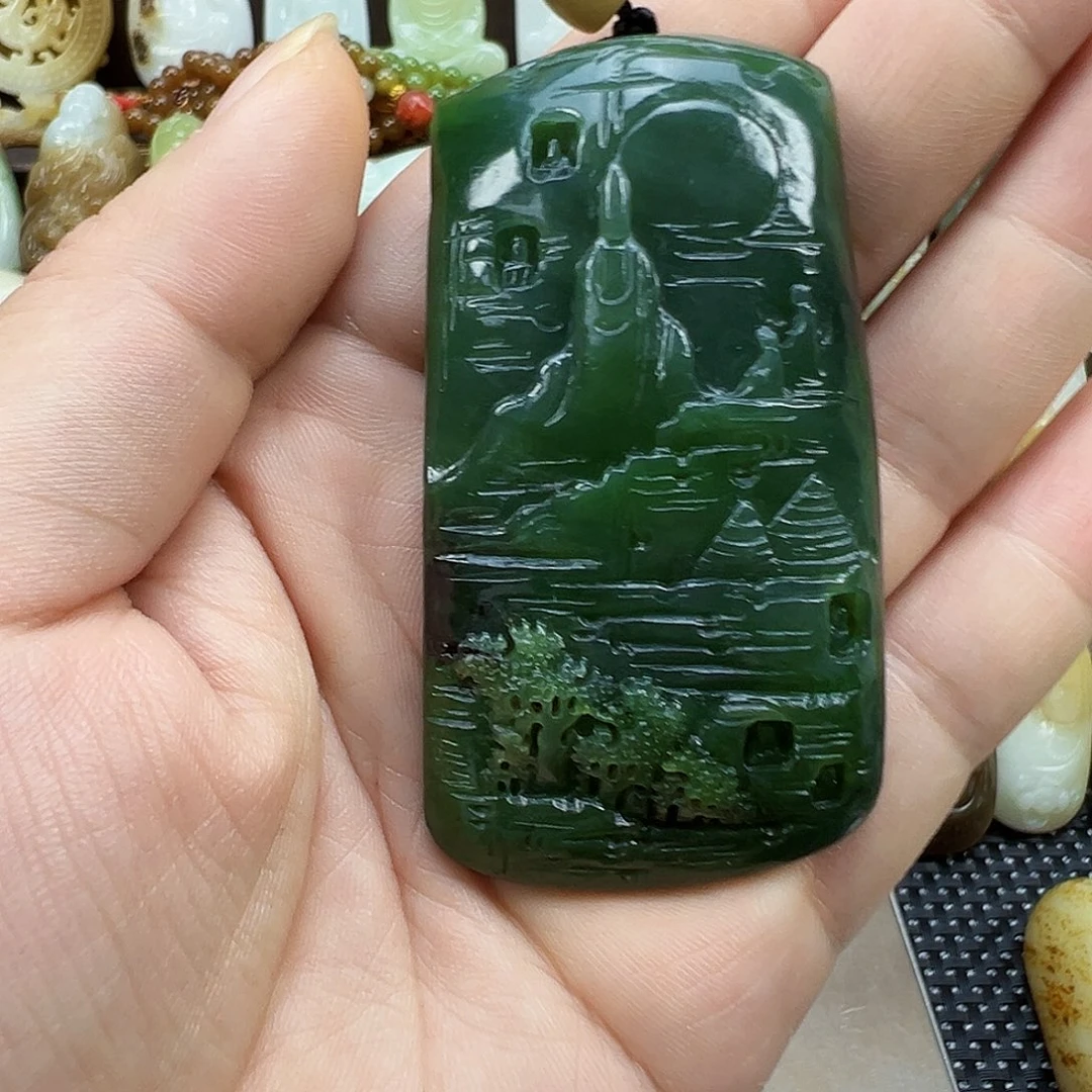 和田玉（糖玉）未镶嵌颈饰