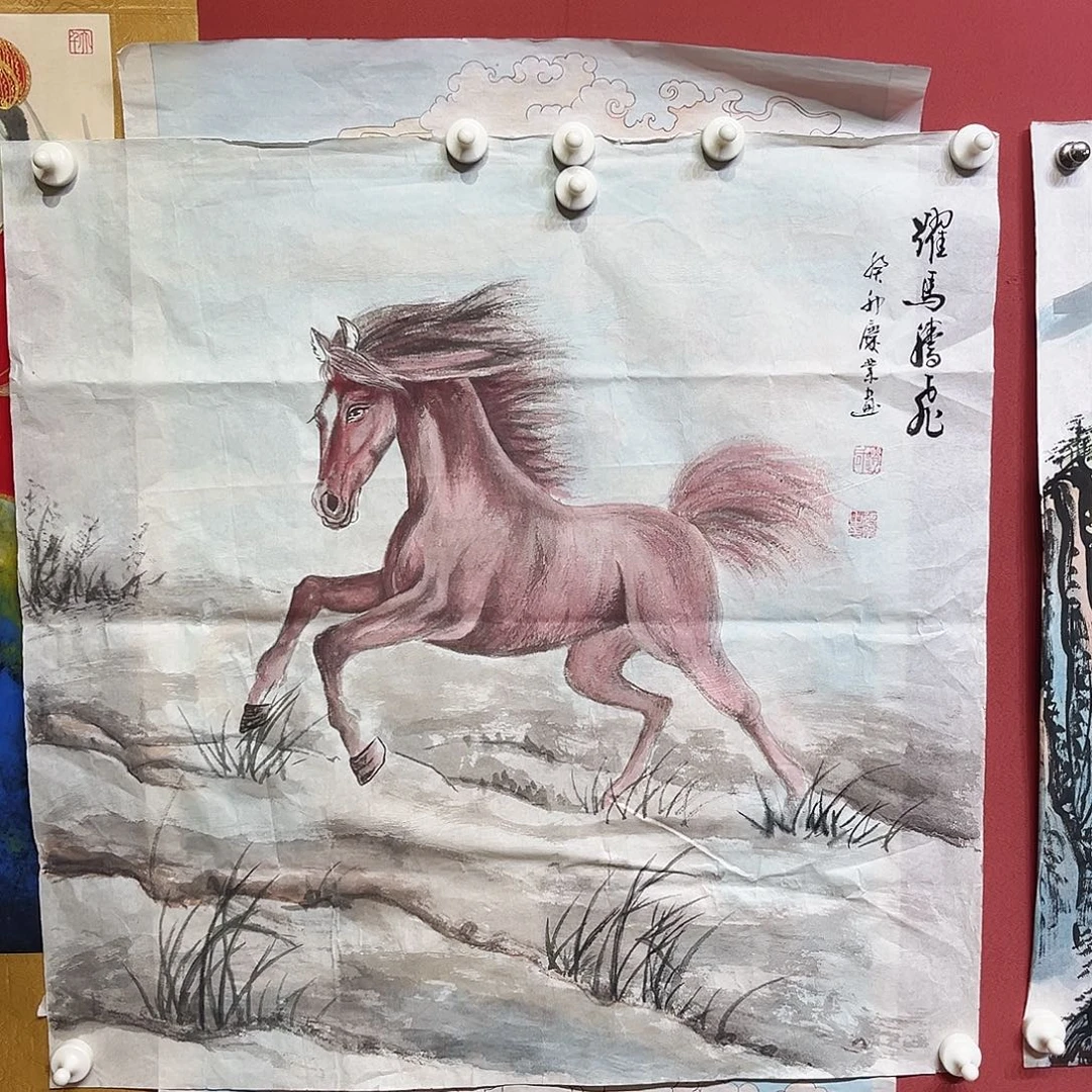 国画赵庆业老师国画作品月