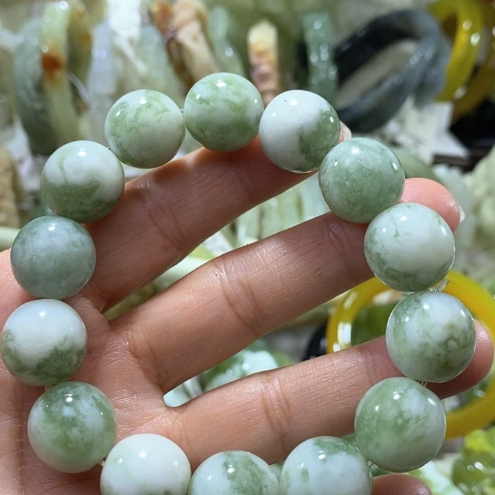 未镶嵌岫玉手链卡14
