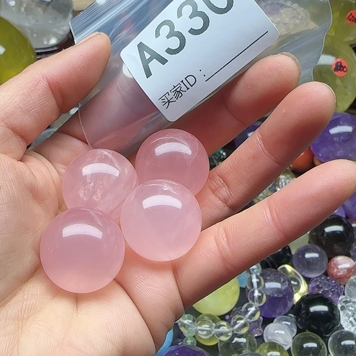 水晶水晶摆件未镶嵌黑***发a 330