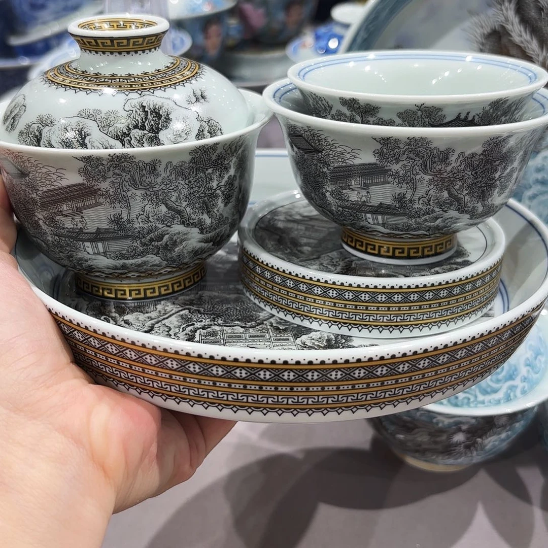 瓷片景德镇瓷器精品展示