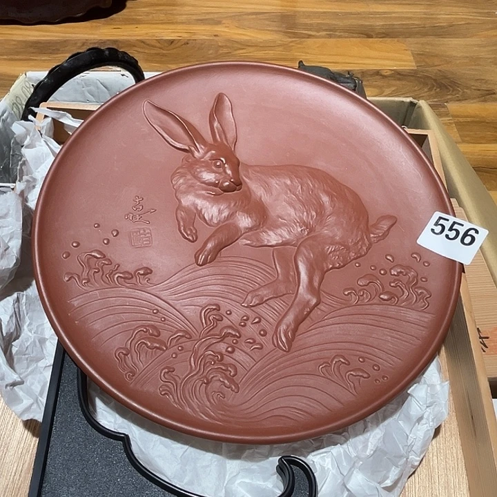 瓷片呀工艺品摆件瓷器摆件正能量