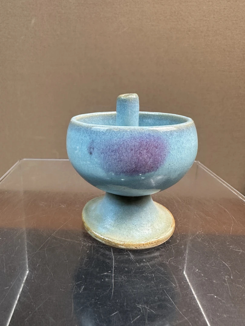 0013钧瓷小香插摆件