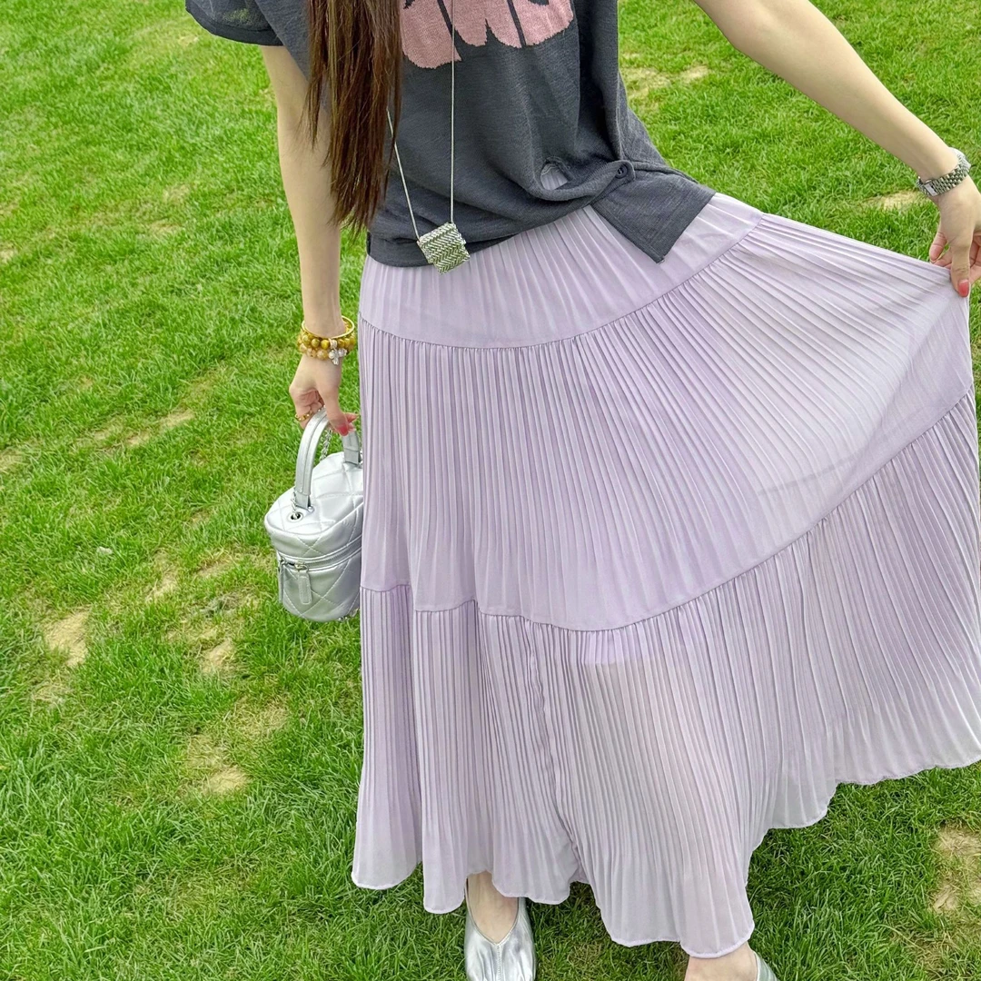 【春游大理】马克华菲女装时尚百搭早春休闲气质半身裙F52028A514 L