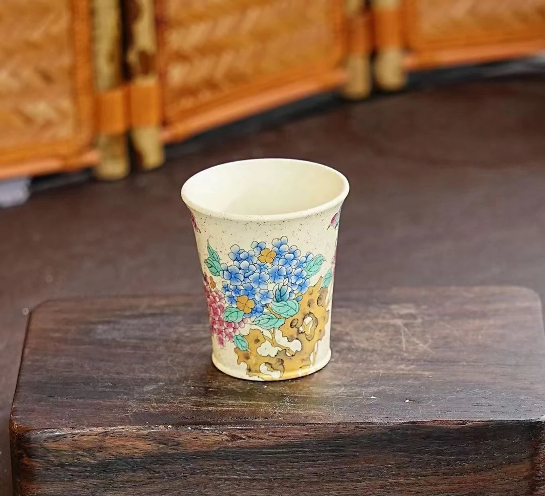 【2201闻香杯太湖石】宜兴原矿紫砂手工制作闻香杯太湖石主人杯