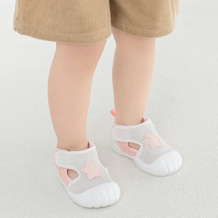 男女宝宝凉鞋宝宝学步鞋夏季网面薄款网眼透气软底防滑婴幼儿鞋子