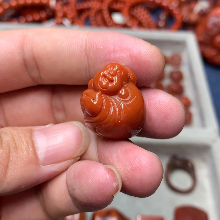 吊坠(不含链)未镶嵌南红玛瑙