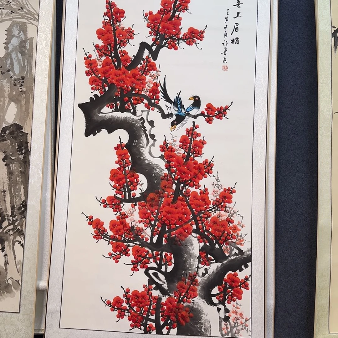 纯手绘国画作品好四尺