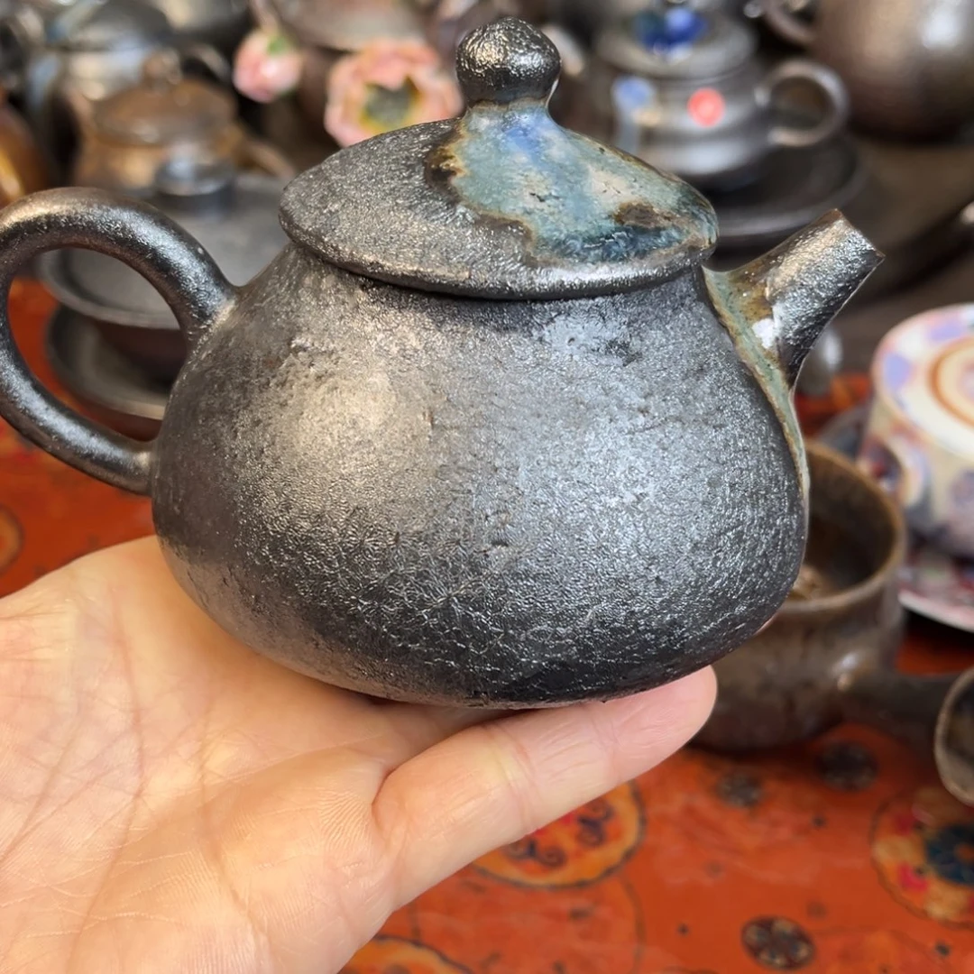 柴烧茶器主人杯杯柴烧