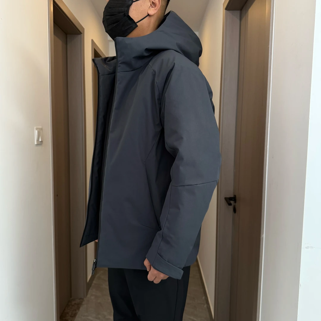 轻奢简约风！冬季男士连帽常规款保暖户外运动通勤加厚棉衣棉服