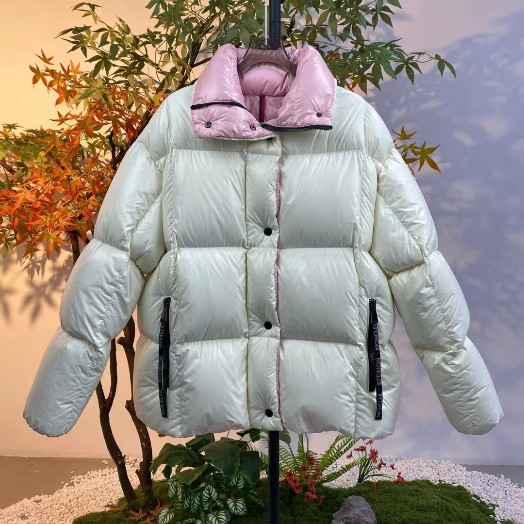 未使用 MONCLER 251230/2码/Parana拼色袖标羽绒服