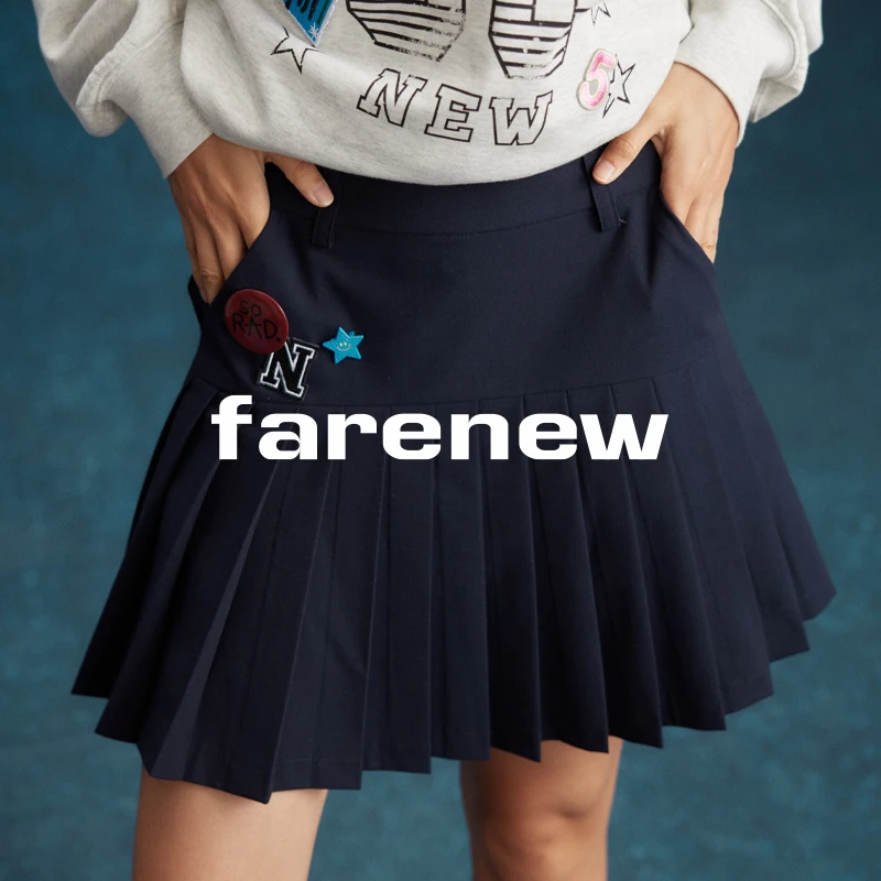 Farenew | 设计师品牌｜梭织半身裙31827Q1Z1003