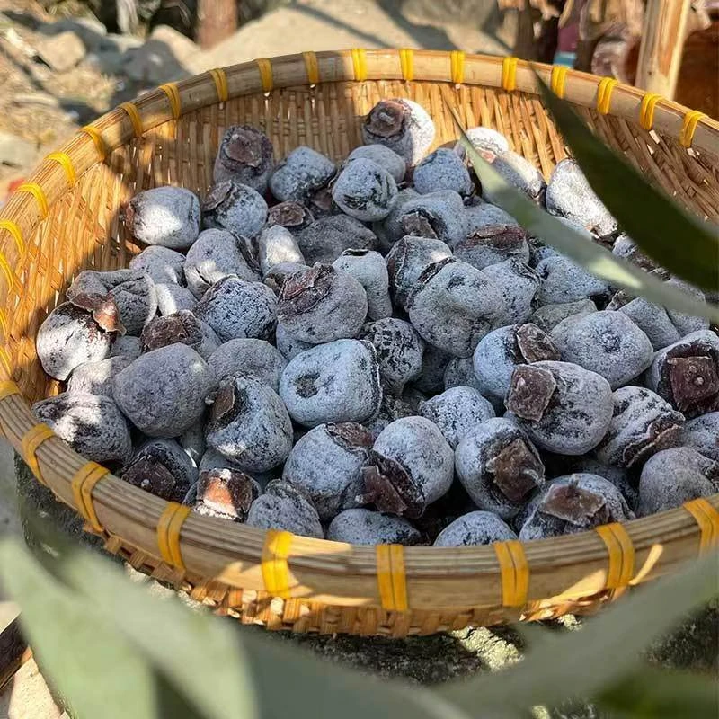 福建古田农家自制小柿子丸软糯甜柿圆干天然晒干1斤装正宗