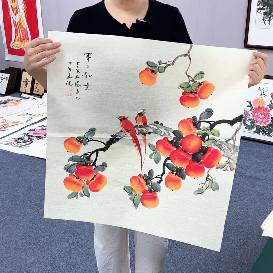 国画宣纸国画纯手绘作品