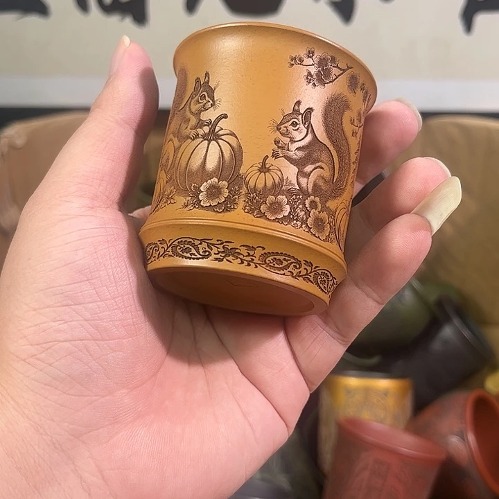 茶杯紫砂全手工紫砂主人杯