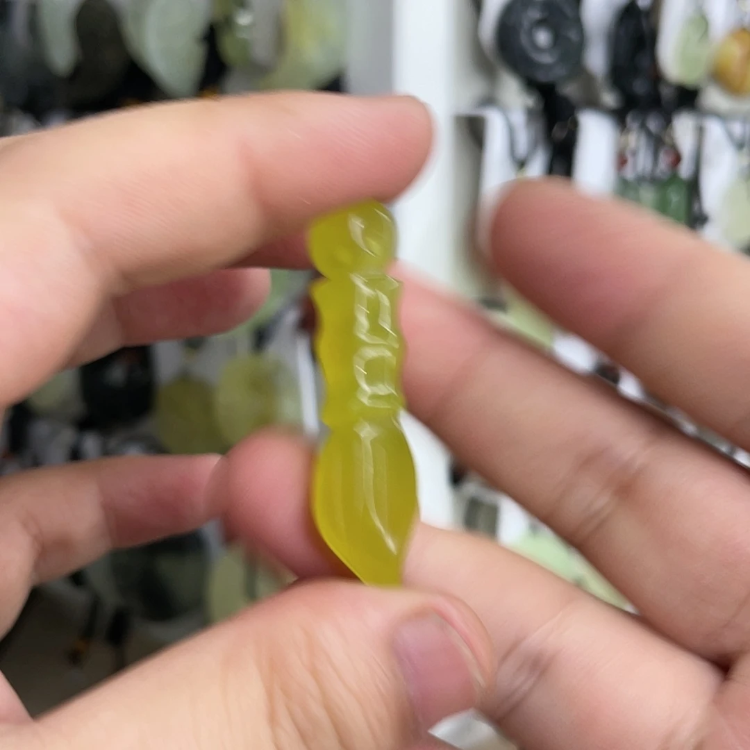 【闪购商品】岫玉未镶嵌颈饰文昌笔