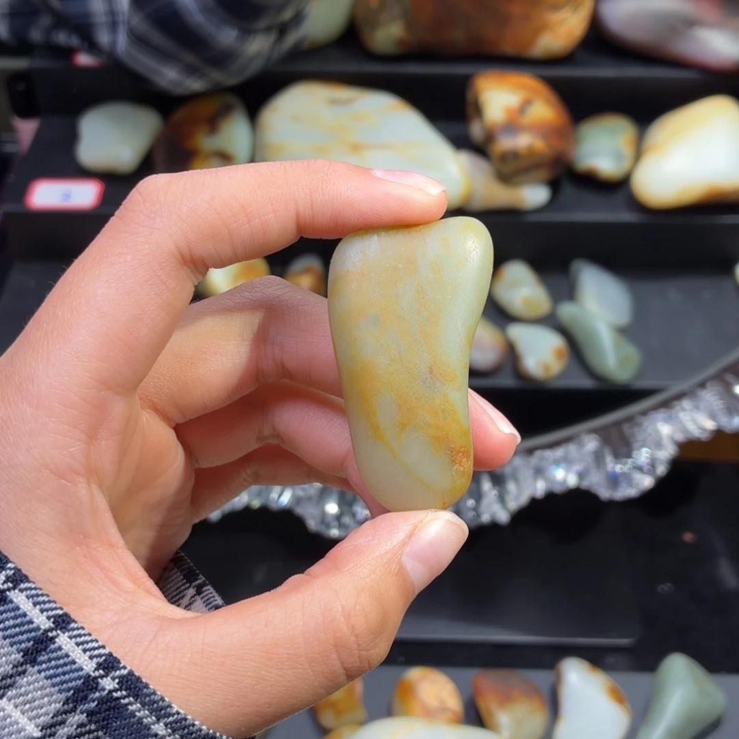 和田玉未镶嵌挂件38.8