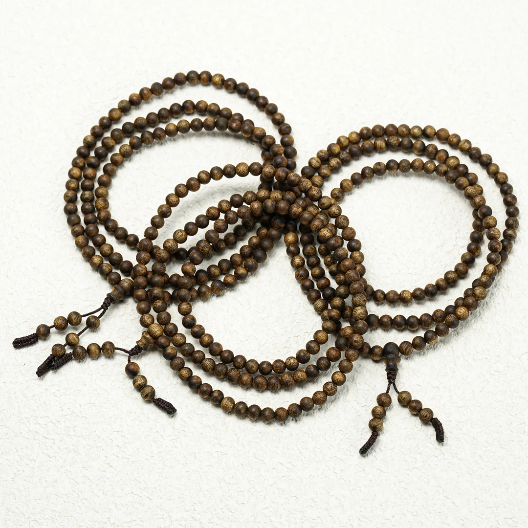 沉香【国香】奇楠5mm多圈手串约9g 多样性发货发其一