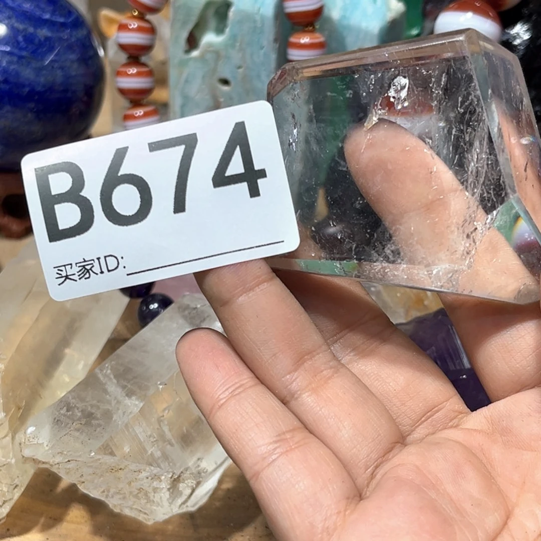 未镶嵌珠宝半成品水晶多样性发其一微瑕