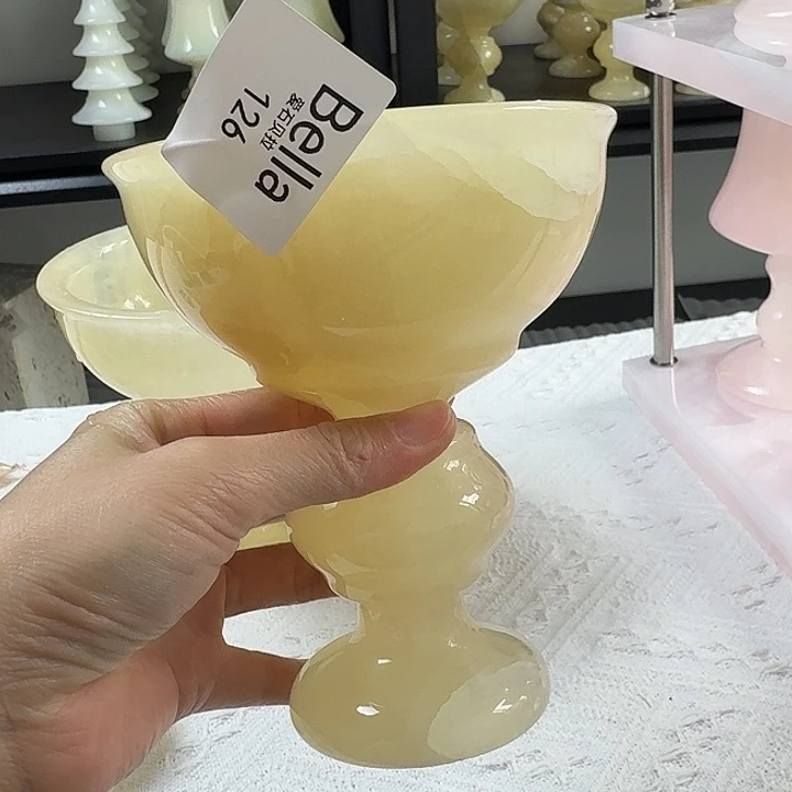 石材大理石许愿池烛台126